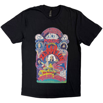 LED ZEPPELIN - FULL COLOUR ELECTRIC MAGIC - T-Shirt Black