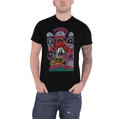 LED ZEPPELIN - FULL COLOUR ELECTRIC MAGIC - T-Shirt Black