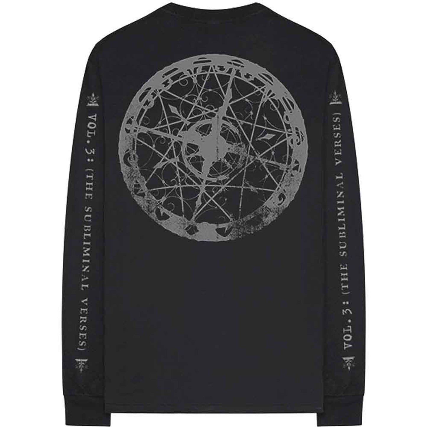 SLIPKNOT - SUBLIMINAL VERSES - Long Sleeve T-Shirt Black (Back & Sleeve Print)