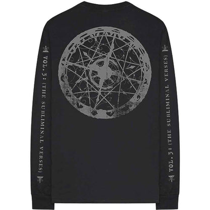 SLIPKNOT - SUBLIMINAL VERSES - Long Sleeve T-Shirt Black (Back & Sleeve Print)